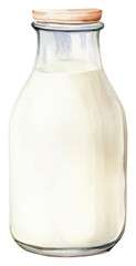 Poster - PNG Milk jar refreshment container.