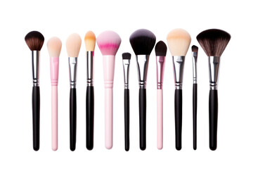 Poster - PNG Tool cosmetics brush white background.