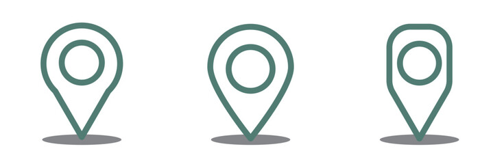 Poster - location icon. location pin icon