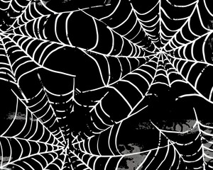 Spooky spiderweb pattern