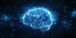 © GaMe - Futuristic Glowing Digital Brain Illustrating the Concepts of Artificial Intelligence, Machine Learning, and Data Processing in a Technologically Advanced Cyber Environment