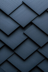 Poster - Abstract background with overlapping dark gray rectangular tiles, creating a modern and minimalist texture. Perfect for design or architectural themes.