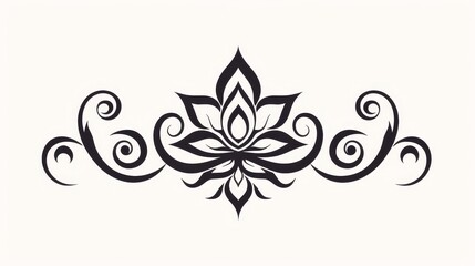 Wall Mural - Tattooed Om Symbol Design