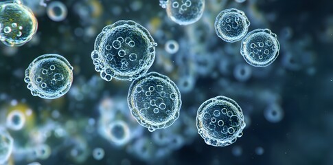 Microscopic Cells in a Liquid Environment