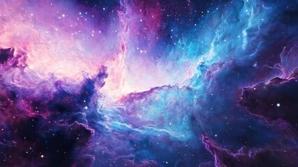 Wall Mural - nebula cloud swirling in deep space showing cosmic energy
