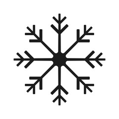 Wall Mural - vector icon of snowflakes isolated on white background new year new year symbol of winter, snow, ice