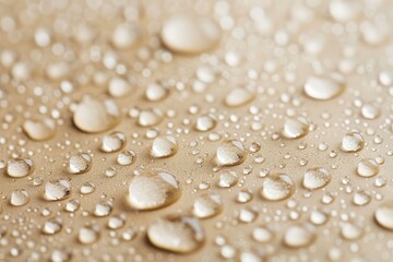 Wall Mural - Water droplets on beige