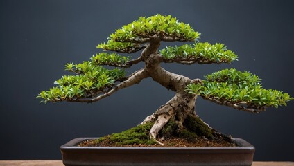 bonsai tree in a pot