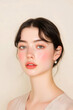 © sujeong - Graceful Portrait of a Young Woman with Elegant Pearl Earrings