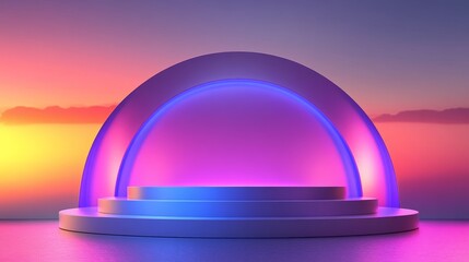 Poster - Vibrant Dynamic Podium Design