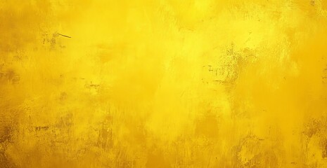 Poster - Yellow Grunge Texture Background with Blank Space for Creative Design