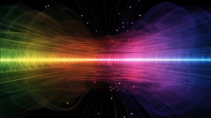 Poster - Diagram of electromagnetic spectrum highlighting wavelengths and frequency