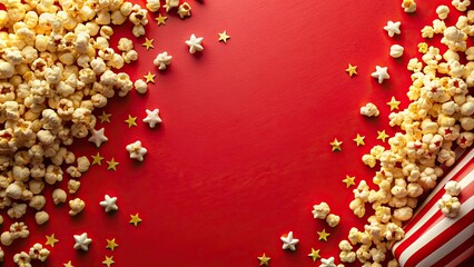 A fun and festive popcorn background perfect for movie nights and parties, popcorn, background, festive, fun