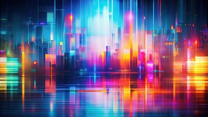 Abstract blurry background resembling a digital glitch, digital, glitch, abstract, background, technology, concept, design