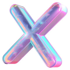 Sticker - PNG Celestial graphic of single x cross icon weaponry outdoors crystal.