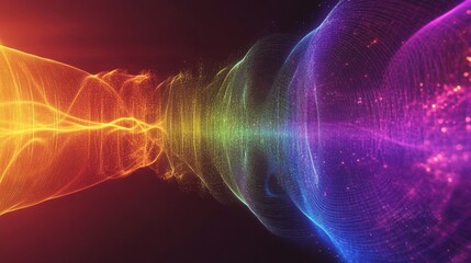 Poster - Illustration of full electromagnetic spectrum showing wavelengths and frequency