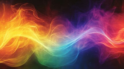 Poster - Illustration of full electromagnetic spectrum showing wavelengths and frequency