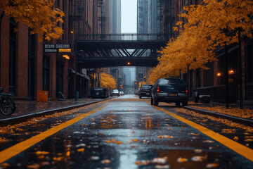 Canvas Print - Chicago Autumn