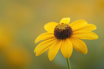 Sticker - Helenium Autumnale In A Garden