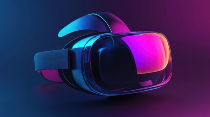 Poster - Virtual reality goggles for watching 3D videos and playing games