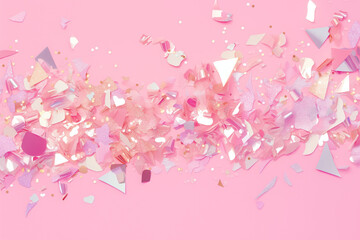 Wall Mural - abstract background with crystal elements and glitter