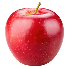 Wall Mural - A fresh and shiny red apple, ideal for healthy eating and vibrant food photography.