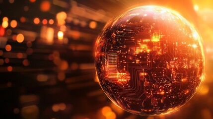Futuristic Technology Sphere