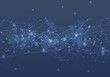 © BillionPhotos.com - Dark blue tech glowing network background