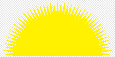Poster - Moon and sun simple line icon. Vector illustration. EPS 10.