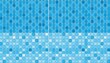 © Thanayut - Blue pixel mosaic with varying shades in a grid pattern offering a clean and modern look The seamless design enhances its high-tech appeal