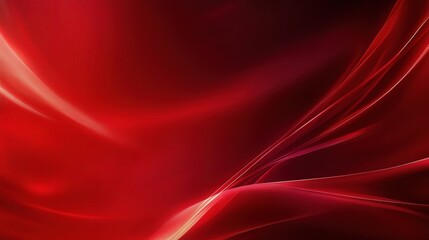 Canvas Print - Design a passionate red background with bold lines and smooth transitions, exuding energy and intensity