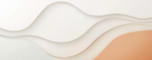 Poster - Sleek minimalist illustration with refined lines and a modern color palette, ideal for upscale branding, ample copy space,