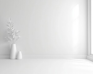 Poster - Minimalist structured design with a balanced and focused layout, providing ample space for text.