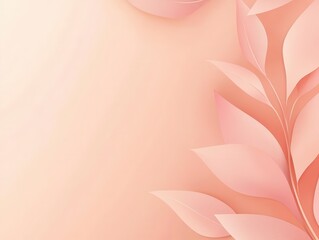 Poster - Minimalist illustration with gentle highlight on a soft gradient, clean and modern aesthetic, copy space for text,