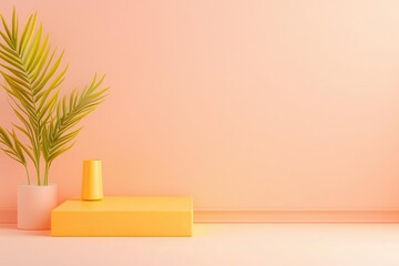Poster - Minimalist base structure with a refined touch, ideal for highlighting branding elements and offering ample room for text.