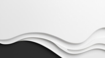 Poster - The minimal design features an uncluttered layout, clean lines, and ample copy space, ideal for contemporary branding.