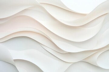 Poster - Delicate highlights accentuating a symmetrical design, clean and modern with generous space for text.