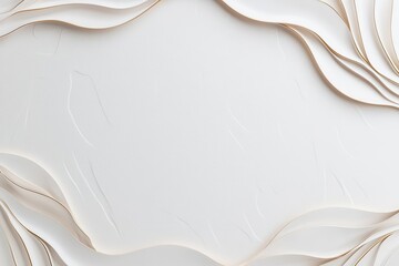 Poster - Delicate highlights accentuating a symmetrical design, clean and modern with ample room for text to shine.