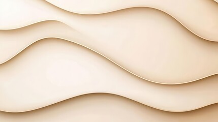 Poster - Beige background with soft tone gradients, minimal and elegant design, perfect for contemporary branding, plenty of space for text.