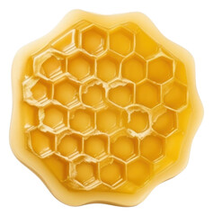 Sticker - PNG Honeycomb food bee white background.