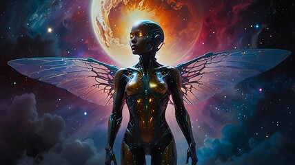 Wall Mural - person in the space
