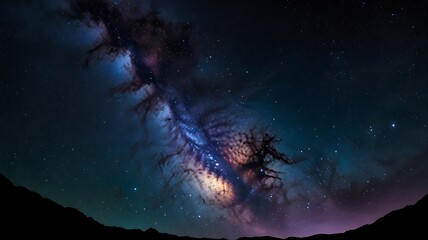 Wall Mural - alien planet in space