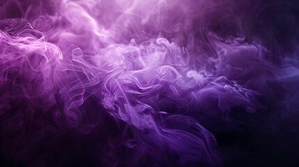 Ethereal purple mist on a dark abstract backdrop