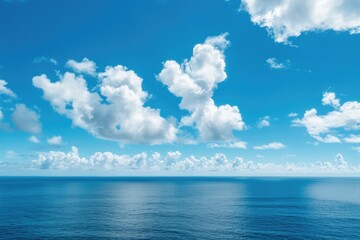 Poster - A serene lake scene with cloudy sky