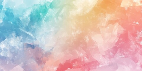 Poster - An abstract and colorful background that features a soft gradient showcasing a variety of vibrant hues, making it perfect for creative projects while also providing ample space for text and copy