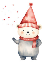 Canvas Print - PNG Cute toy hat white background.