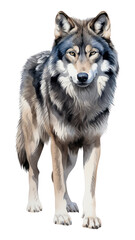 Poster - PNG Mammal animal wolf pet.