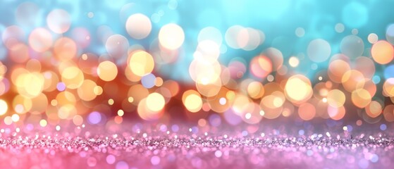  A clear pink and blue background, superimposed with a focused pink and blue image