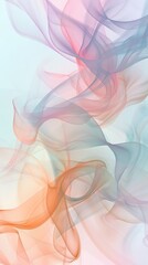 Poster - Colorful swirls of soft hues blend harmoniously, creating an inviting and tranquil abstract background ideal for artistic inspirations