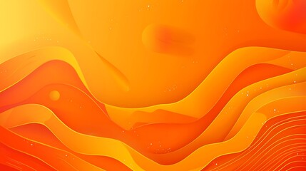 Wall Mural - Minimalistic orange background for banner design